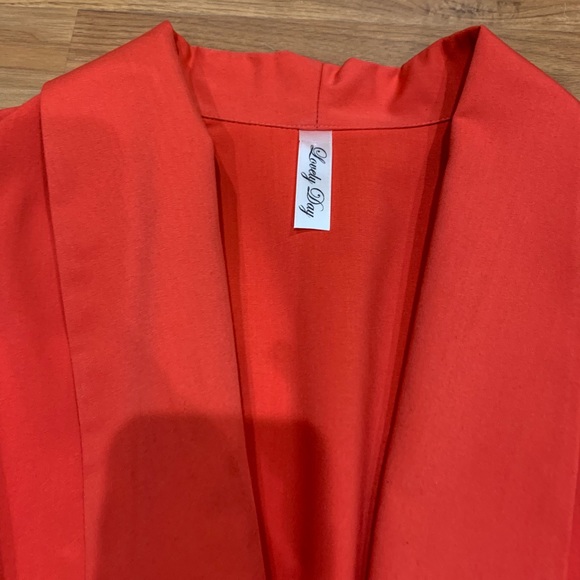 China Red Women’s 1-Button Jacket in Size Small - Picture 4 of 5